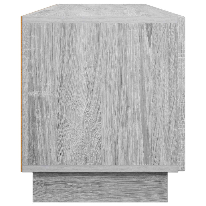 TV-bord 180 x 34,5 x 40 cm Grå Sonoma Konstrueret træ