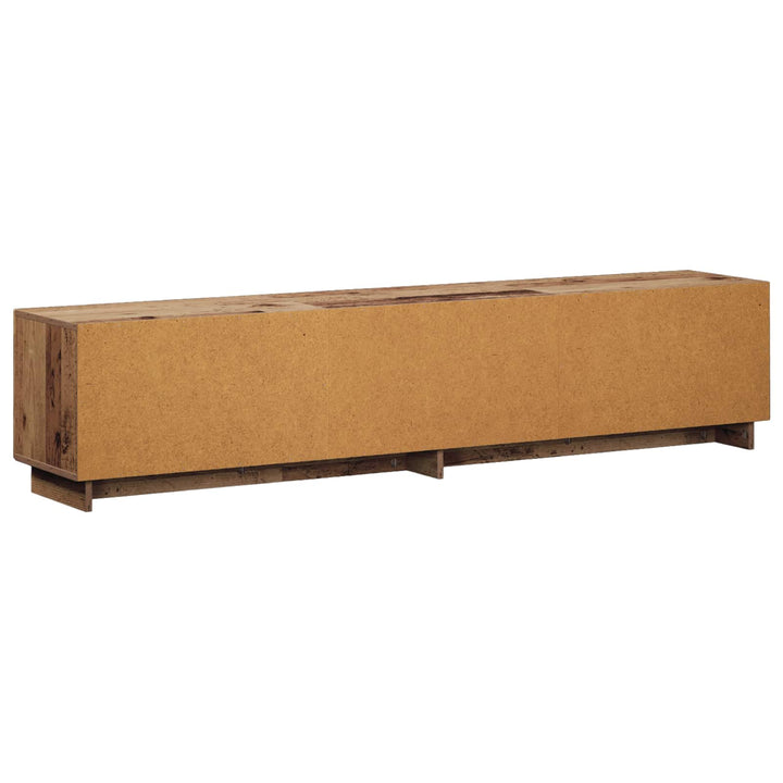 TV-bord 179,5 x 34,5 x 40 cm Gammelt træ Konstrueret træ