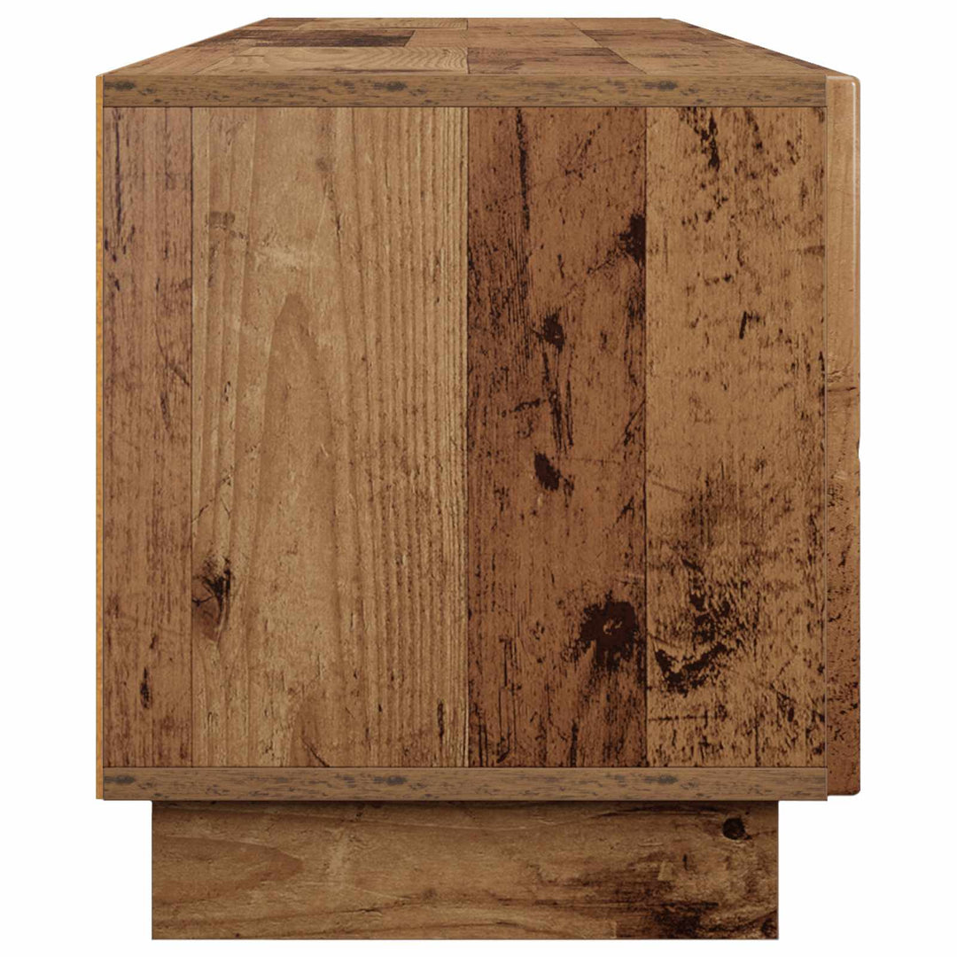 TV-bord 179,5 x 34,5 x 40 cm Gammelt træ Konstrueret træ