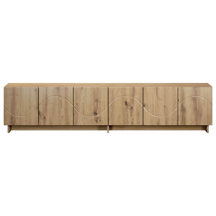 TV-bord 180 x 34,5 x 40 cm Artisan-eg Konstrueret træ