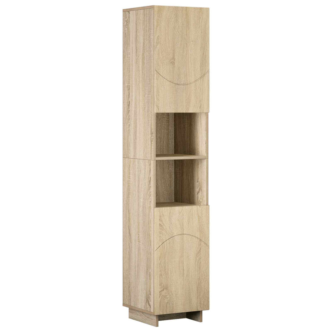 Badeværelsesskab Sonoma-eg 36.5 x 38 x 180 cm Konstrueret træ