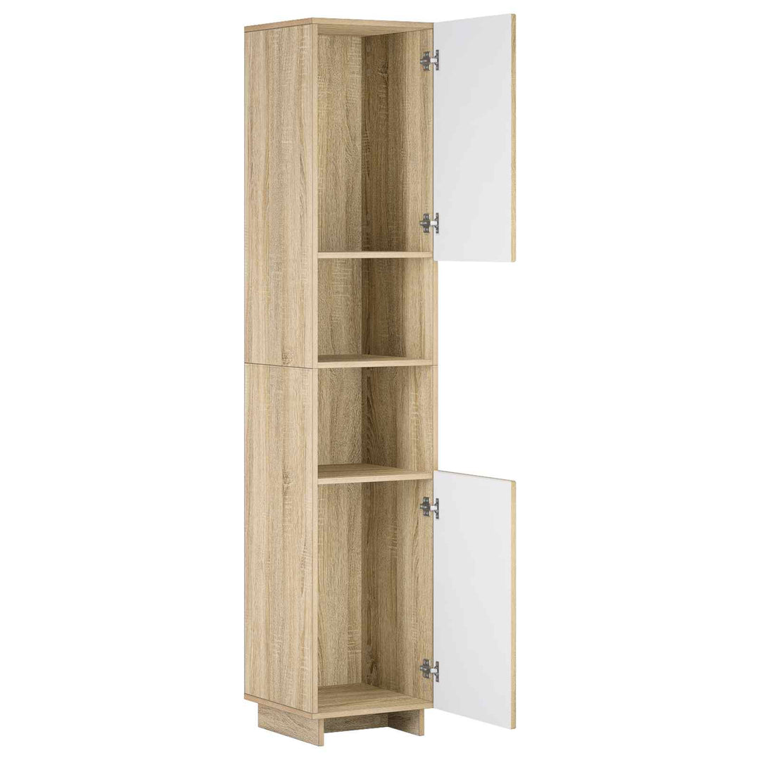 Badeværelsesskab Sonoma-eg 36.5 x 38 x 180 cm Konstrueret træ
