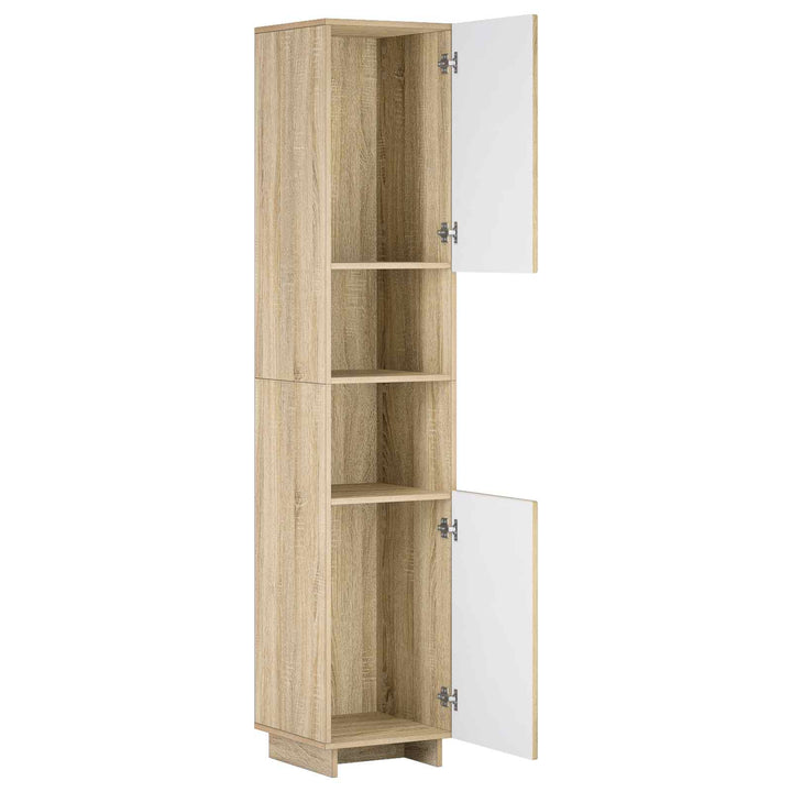 Badeværelsesskab Sonoma-eg 36.5 x 38 x 180 cm Konstrueret træ