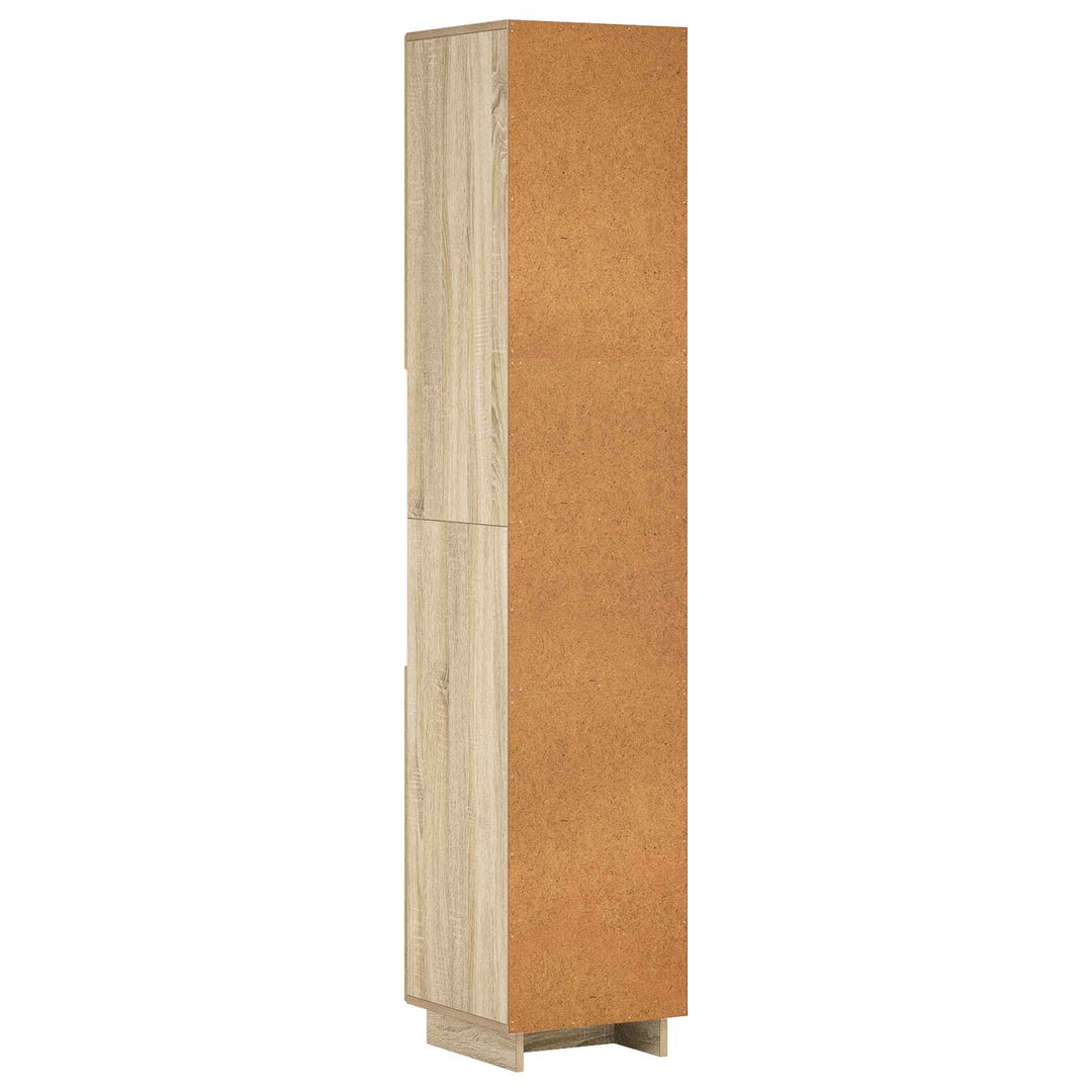 Badeværelsesskab Sonoma-eg 36.5 x 38 x 180 cm Konstrueret træ
