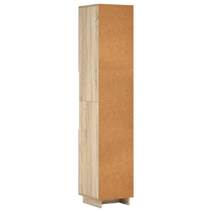 Badeværelsesskab Sonoma-eg 36.5 x 38 x 180 cm Konstrueret træ