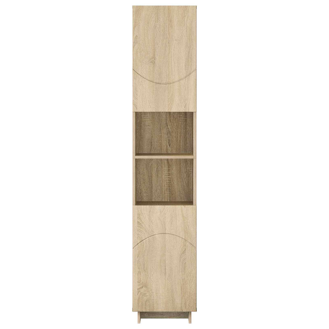 Badeværelsesskab Sonoma-eg 36.5 x 38 x 180 cm Konstrueret træ
