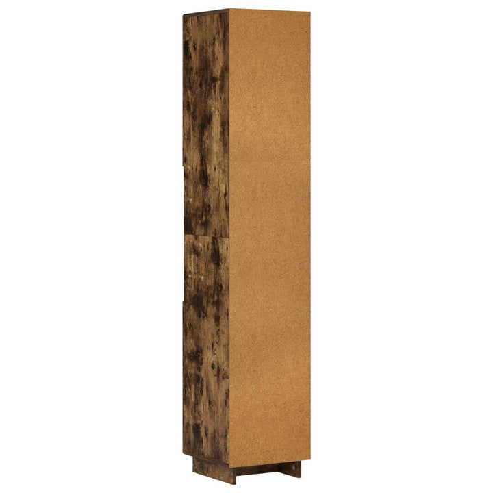 Badeværelsesskab Røget eg 36.5 x 38 x 180 cm Konstrueret træ