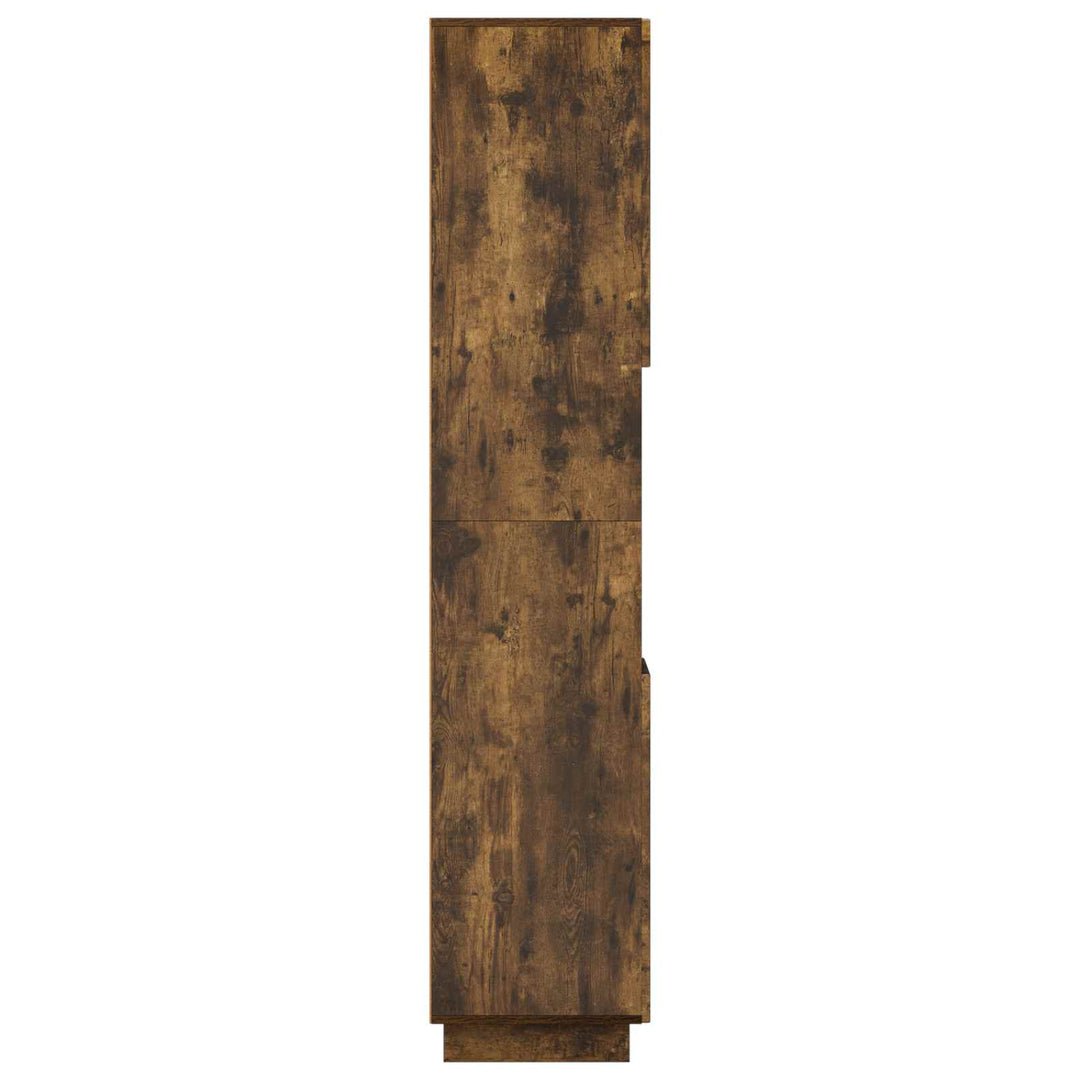 Badeværelsesskab Røget eg 36.5 x 38 x 180 cm Konstrueret træ