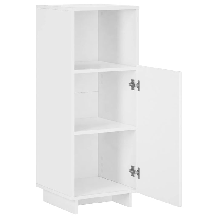 Badskab Hvid 36.5 x 38 x 95 cm Konstrueret træ
