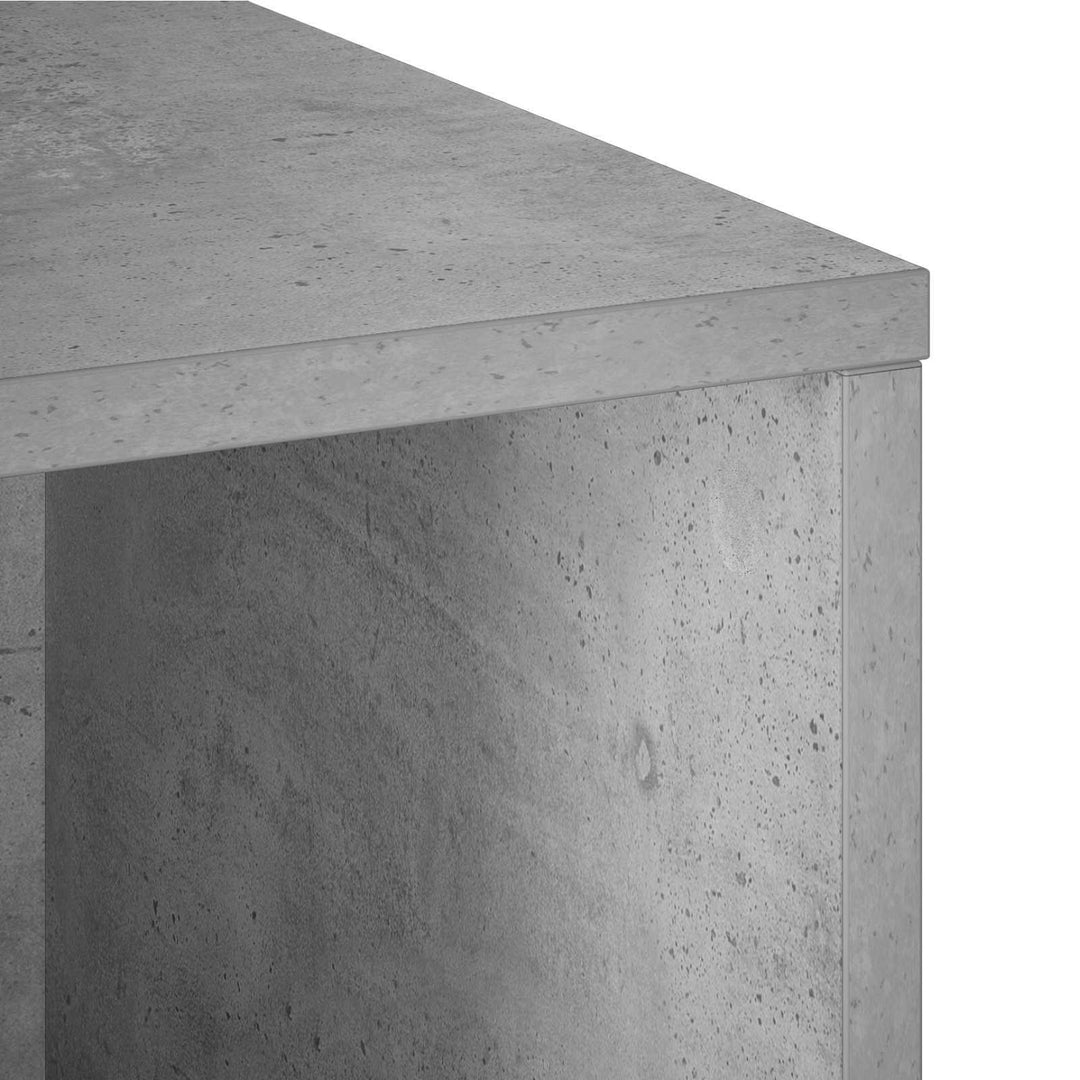 Badskab Betongrå 36.5 x 38 x 95 cm Konstrueret træ