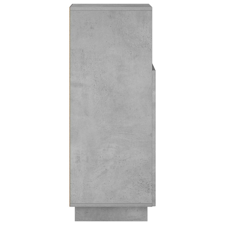 Badskab Betongrå 36.5 x 38 x 95 cm Konstrueret træ