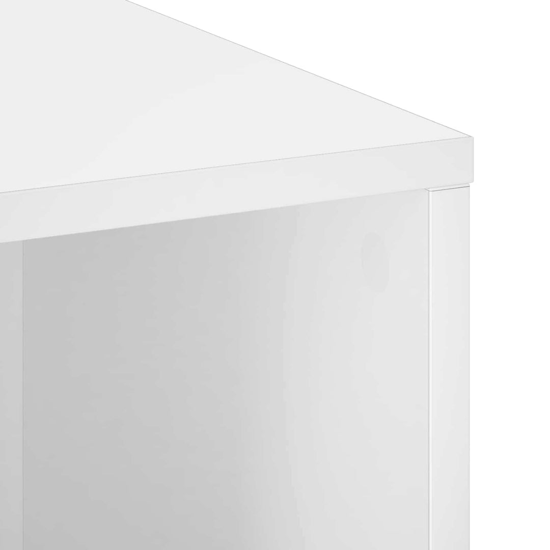 Badskab Hvid højglans 36.5 x 38 x 95 cm Konstrueret træ