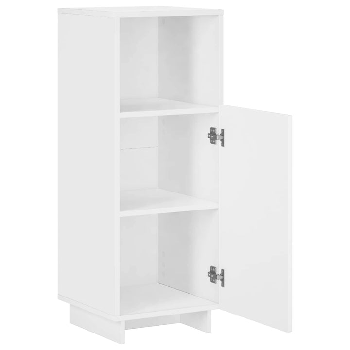 Badskab Hvid højglans 36.5 x 38 x 95 cm Konstrueret træ