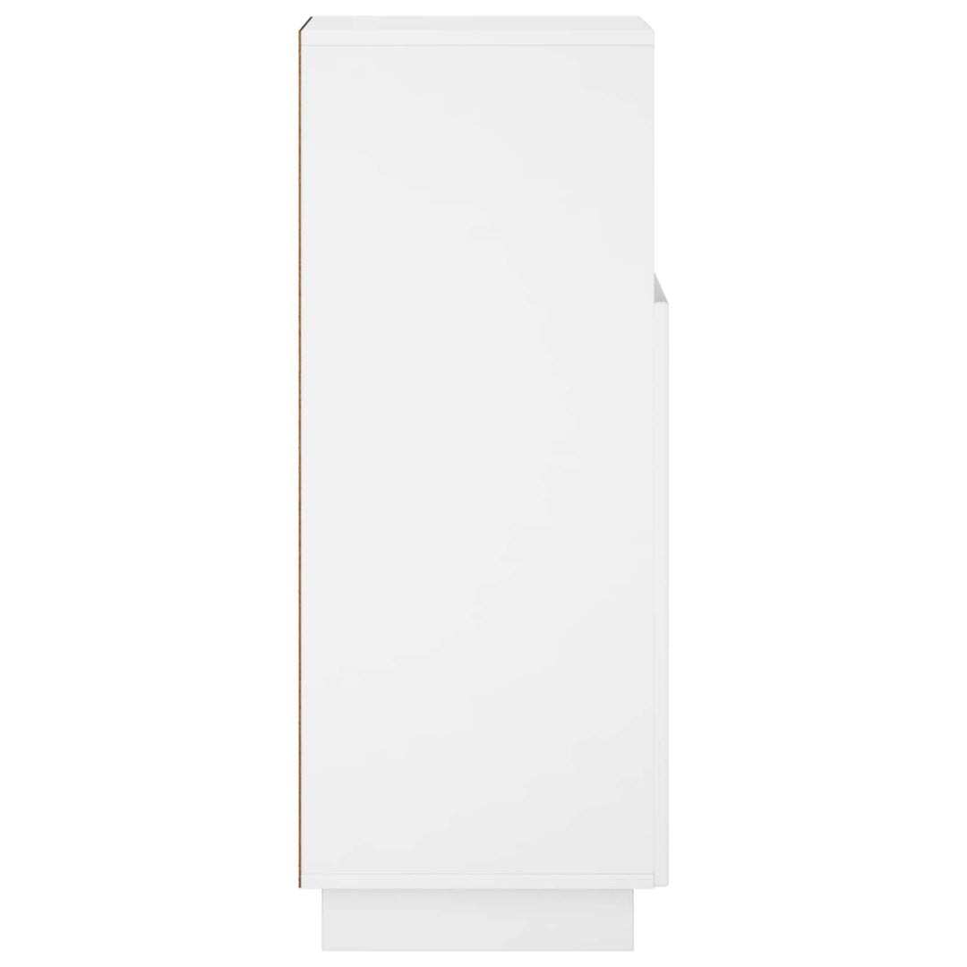 Badskab Hvid højglans 36.5 x 38 x 95 cm Konstrueret træ