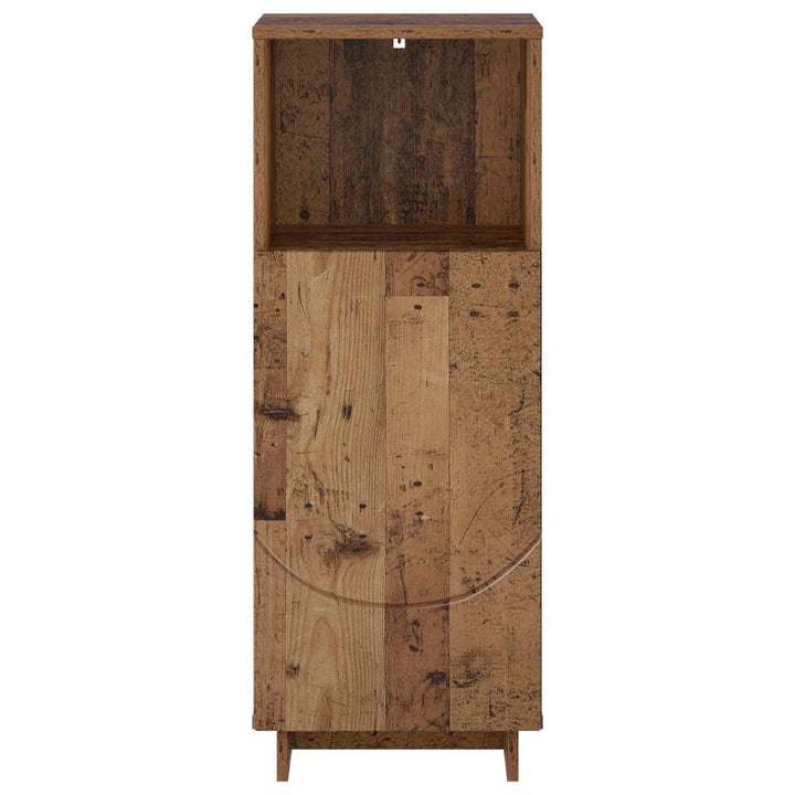 Badskab Gammelt træ 36.5 x 38 x 95 cm Konstrueret træ
