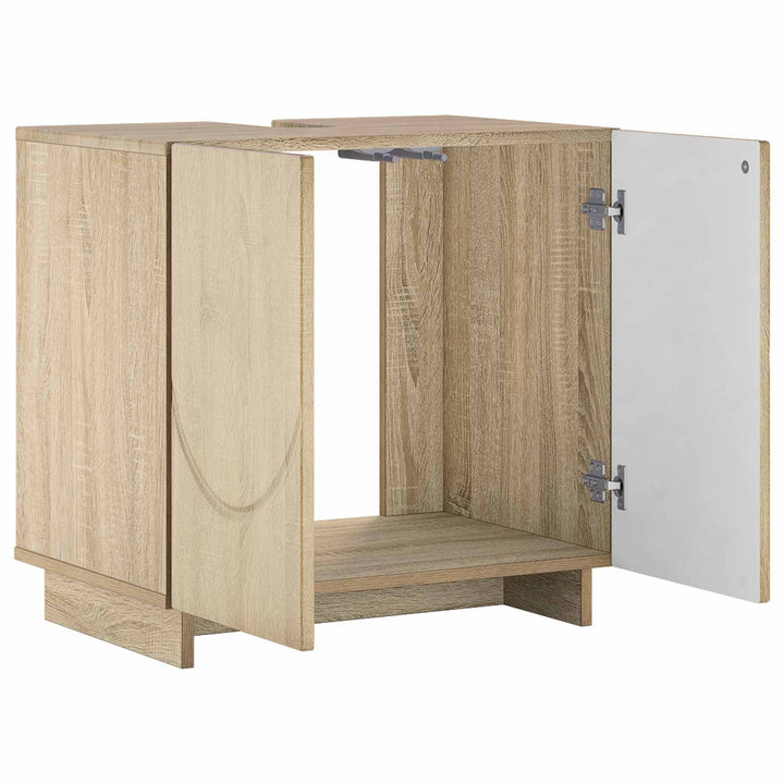 Badeværelsesskab Sonoma-eg 60 x 41 x 58 cm Konstrueret træ