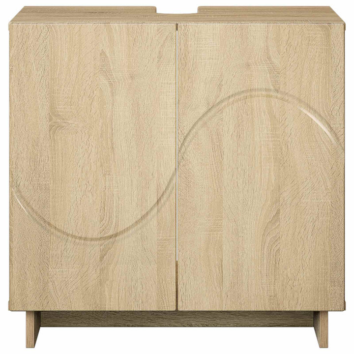 Badeværelsesskab Sonoma-eg 60 x 41 x 58 cm Konstrueret træ