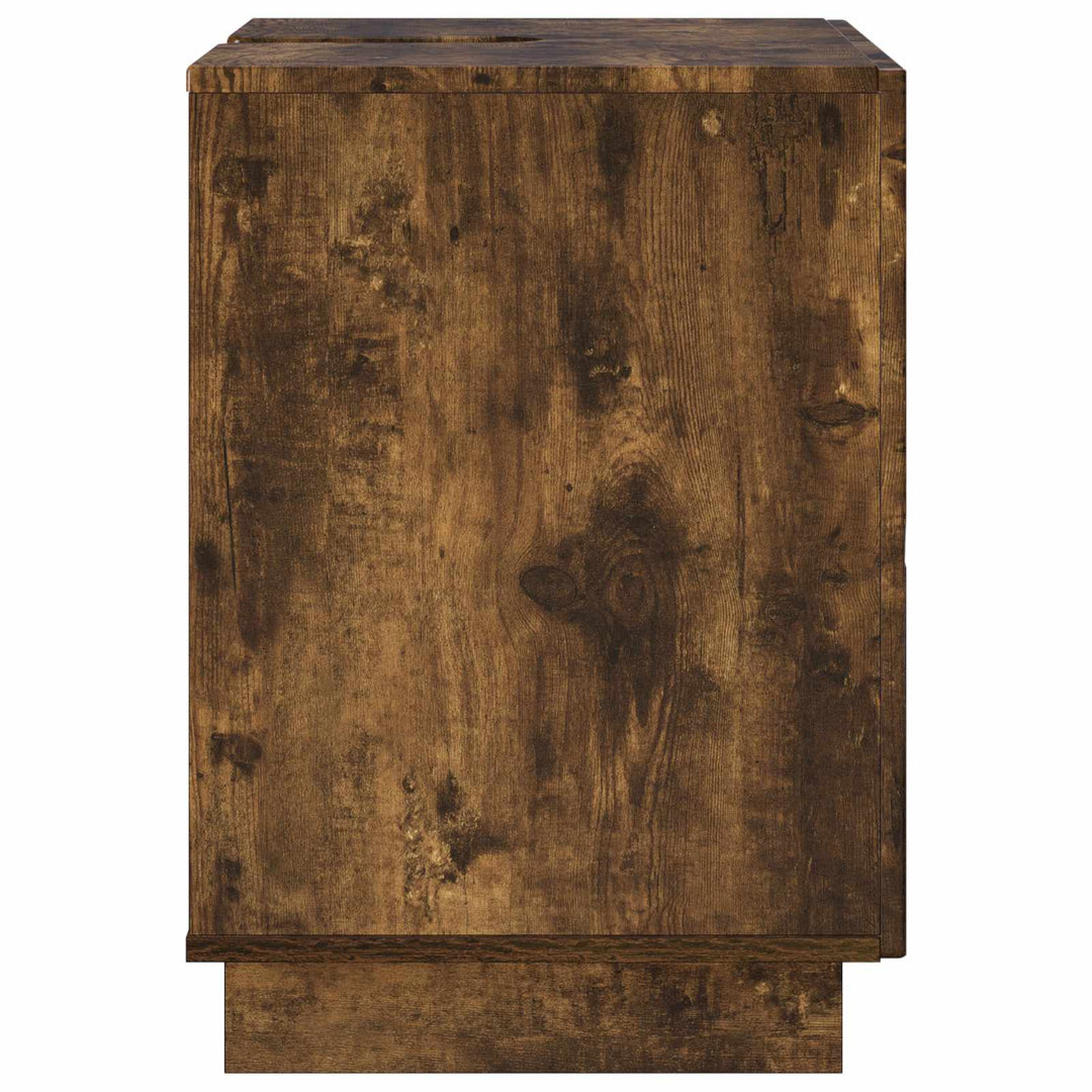 Badeværelsesskab Røget eg 60 x 41 x 58 cm Konstrueret træ