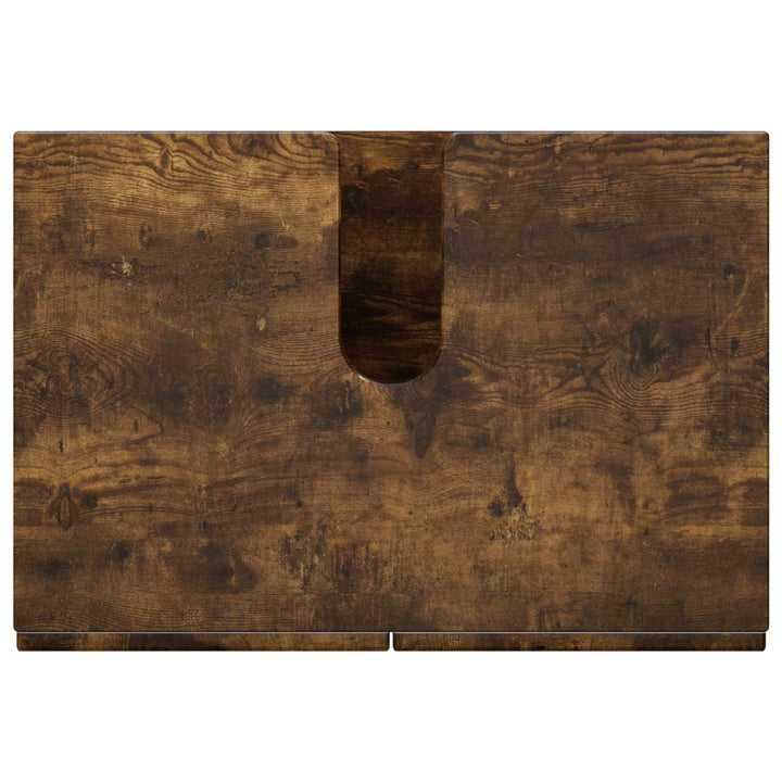Badeværelsesskab Røget eg 60 x 41 x 58 cm Konstrueret træ