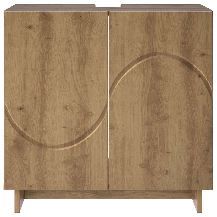 Badeværelsesskab Artisan-eg 60 x 41 x 58 cm Konstrueret træ