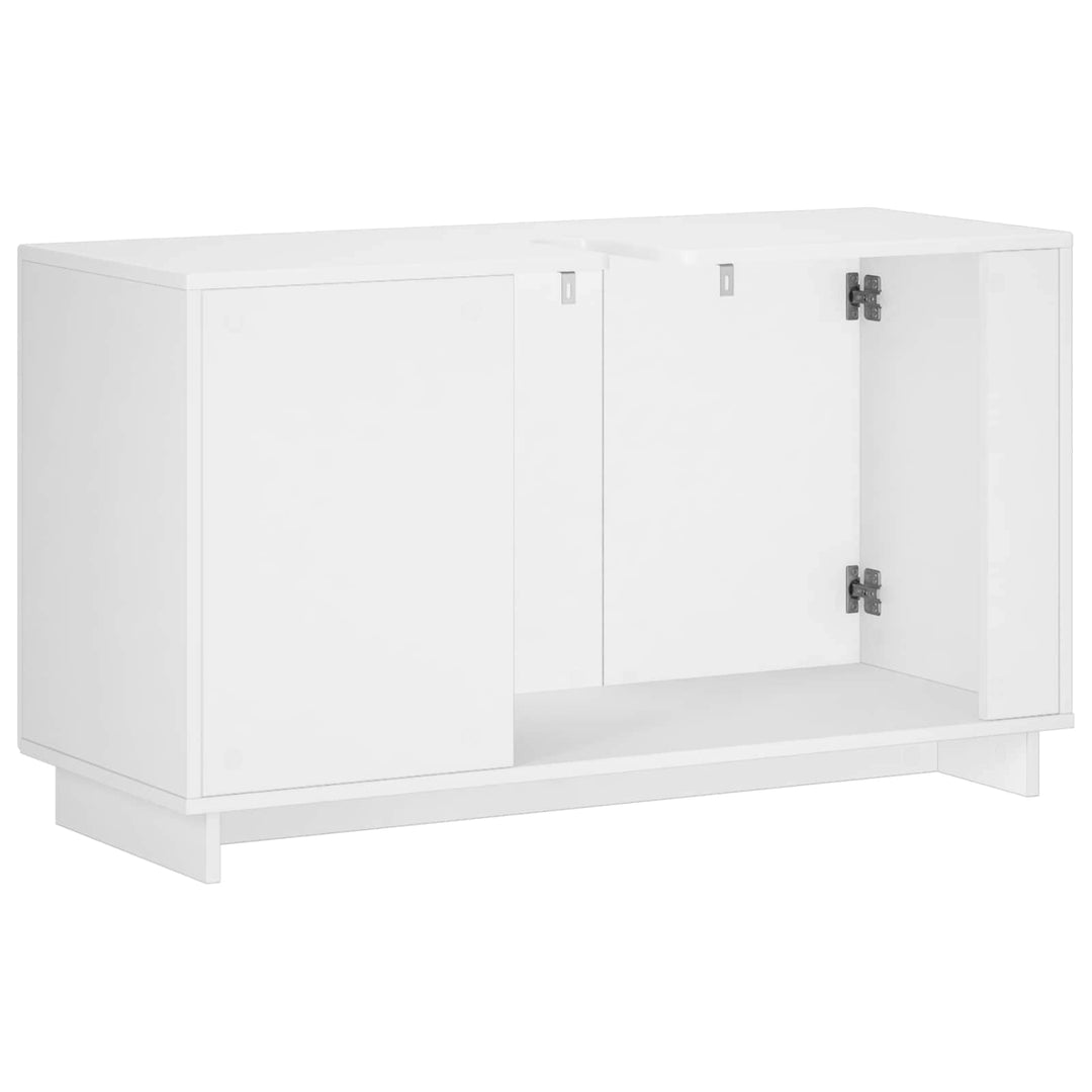 Badeværelsesskab Hvid 101 x 41 x 58 cm Konstrueret træ