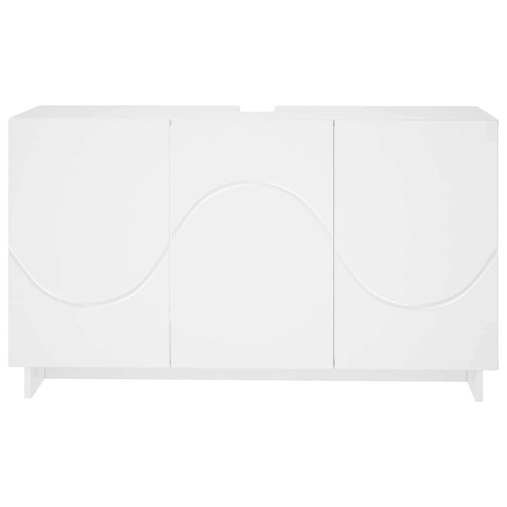 Badeværelsesskab Hvid 101 x 41 x 58 cm Konstrueret træ
