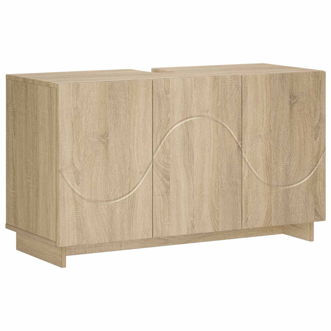 Badeværelsesskab Sonoma-eg 101 x 41 x 58 cm Konstrueret træ
