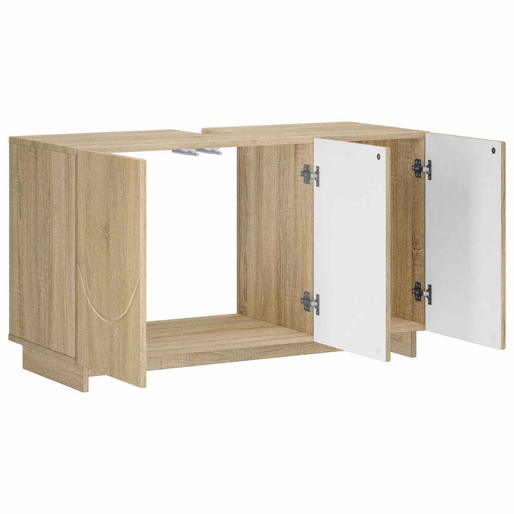Badeværelsesskab Sonoma-eg 101 x 41 x 58 cm Konstrueret træ