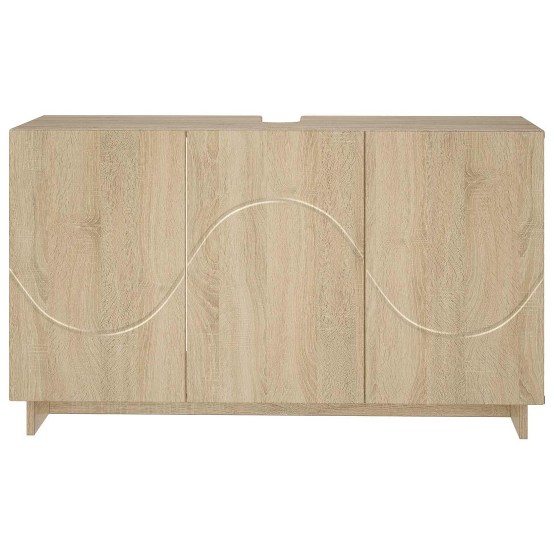 Badeværelsesskab Sonoma-eg 101 x 41 x 58 cm Konstrueret træ