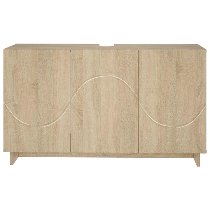 Badeværelsesskab Sonoma-eg 101 x 41 x 58 cm Konstrueret træ