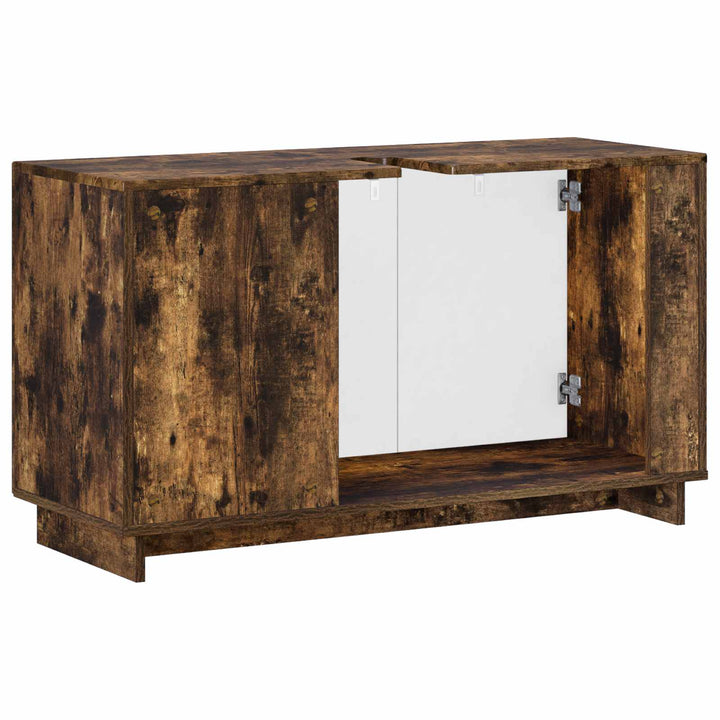 Badeværelsesskab Røget eg 101 x 41 x 58 cm Konstrueret træ