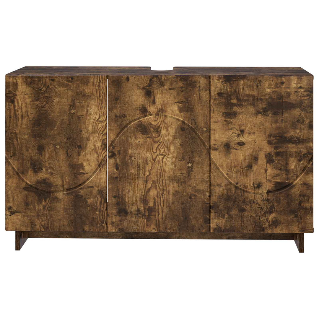 Badeværelsesskab Røget eg 101 x 41 x 58 cm Konstrueret træ
