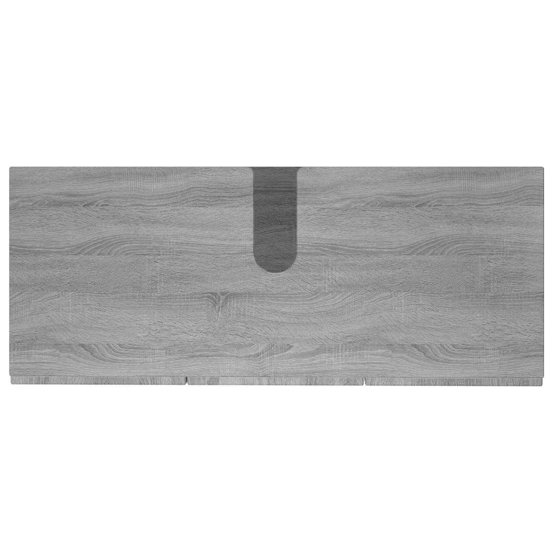Badeværelsesskab Grå Sonoma 101 x 41 x 58 cm Konstrueret træ