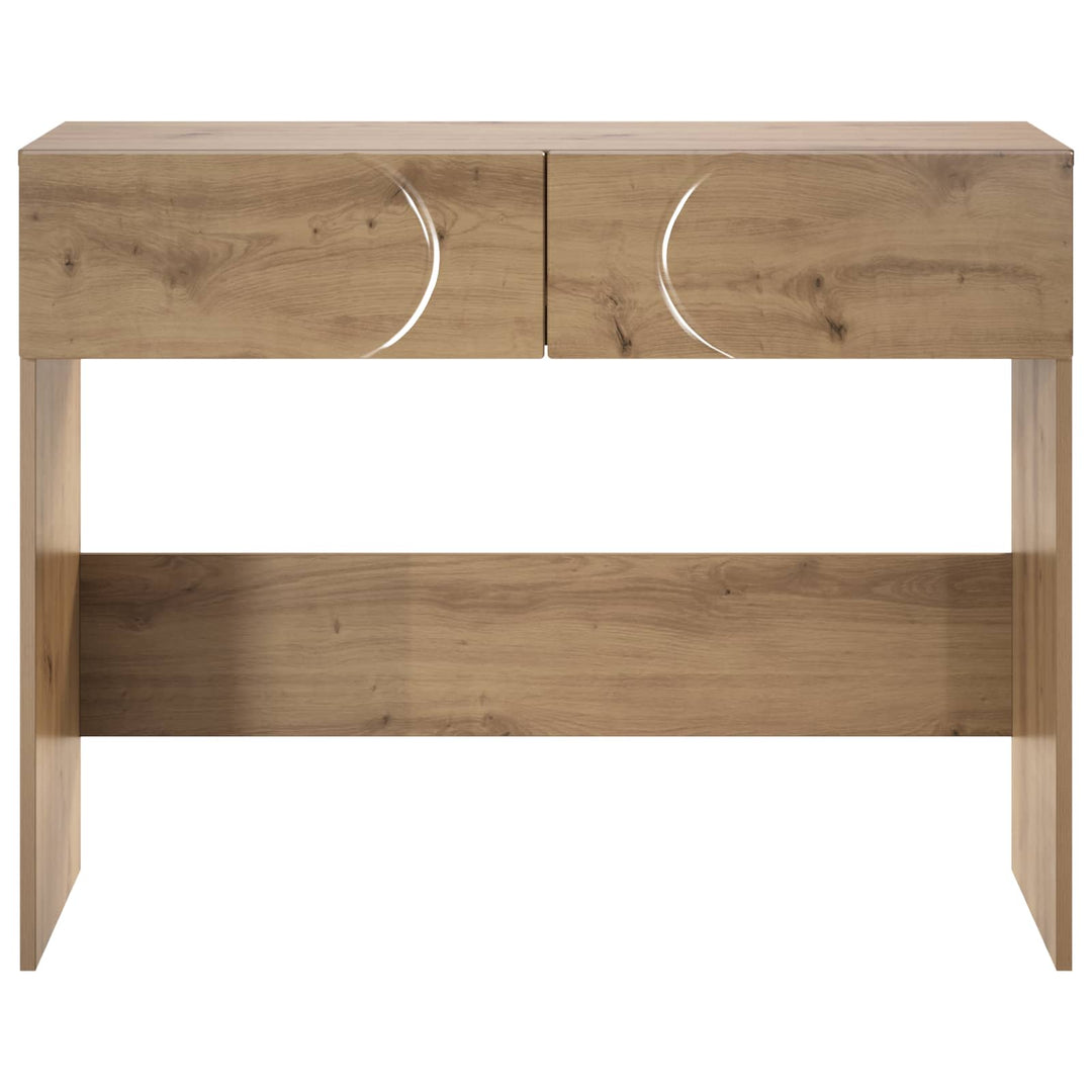Konsolbord Artisan-eg 96,5 x 38 x 75 cm Konstrueret træ