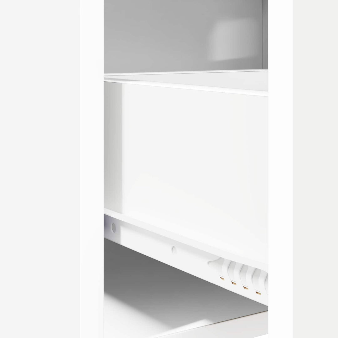 Sengeborde Hvid 40 x 30 x 60 cm Konstrueret træ