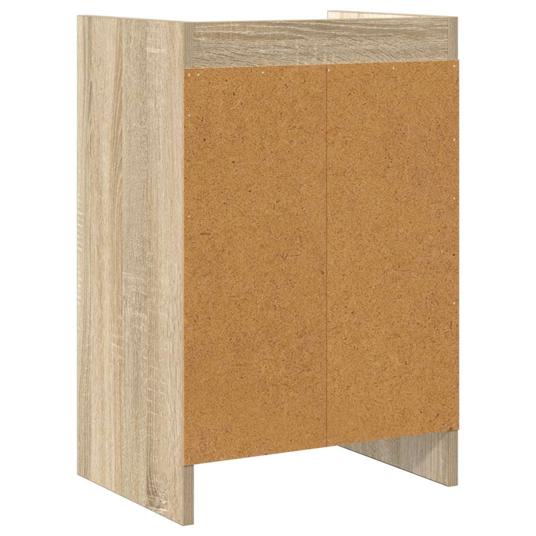 Sengeborde Sonoma-eg 40 x 30 x 60 cm Konstrueret træ