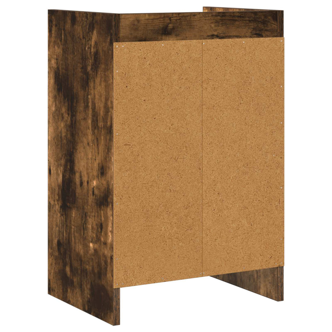 Sengeborde Røget eg 40 x 30 x 60 cm Konstrueret træ