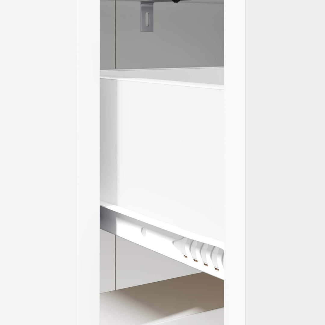 Sengeborde Hvid 40 x 30 x 60 cm Konstrueret træ