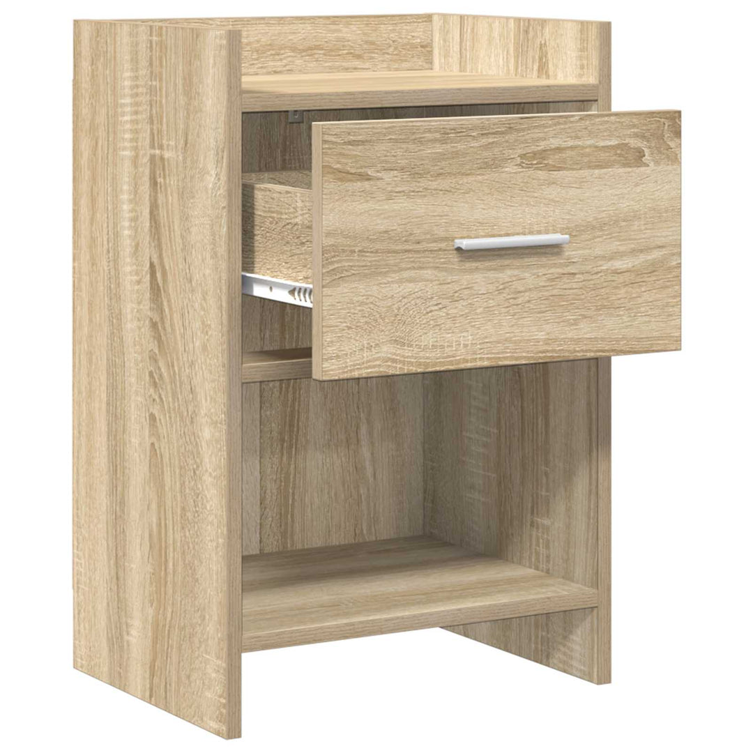 Sengeborde Sonoma-eg 40 x 30 x 60 cm Konstrueret træ