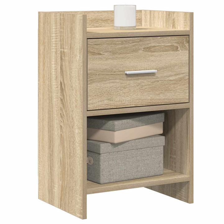Sengeborde Sonoma-eg 40 x 30 x 60 cm Konstrueret træ