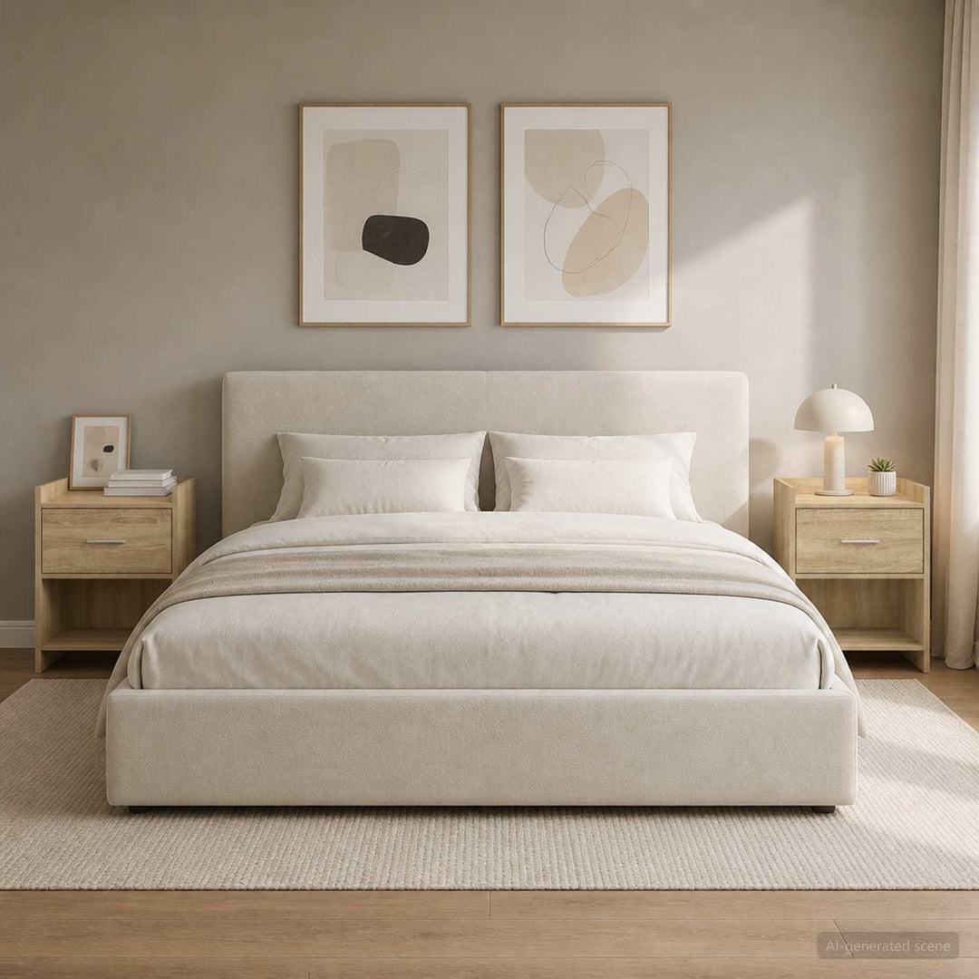 Sengeborde 2 stk. Sonoma-eg 40 x 30 x 60 cm Konstrueret træ