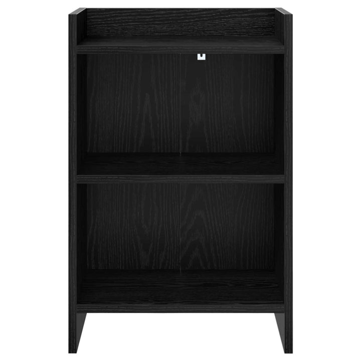 Sengeborde Sort eg 40 x 30 x 60 cm Konstrueret træ