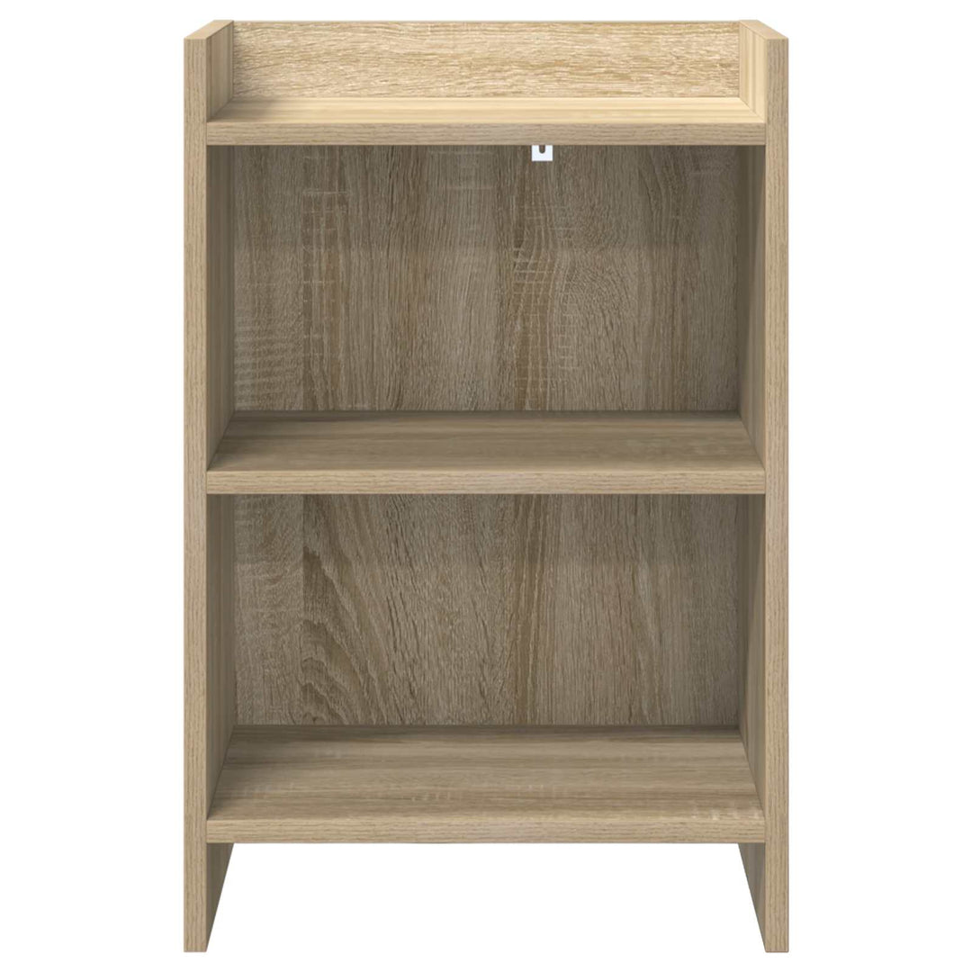 Sengeborde 2 pcs Sonoma-eg 40 x 30 x 60 cm Konstrueret træ