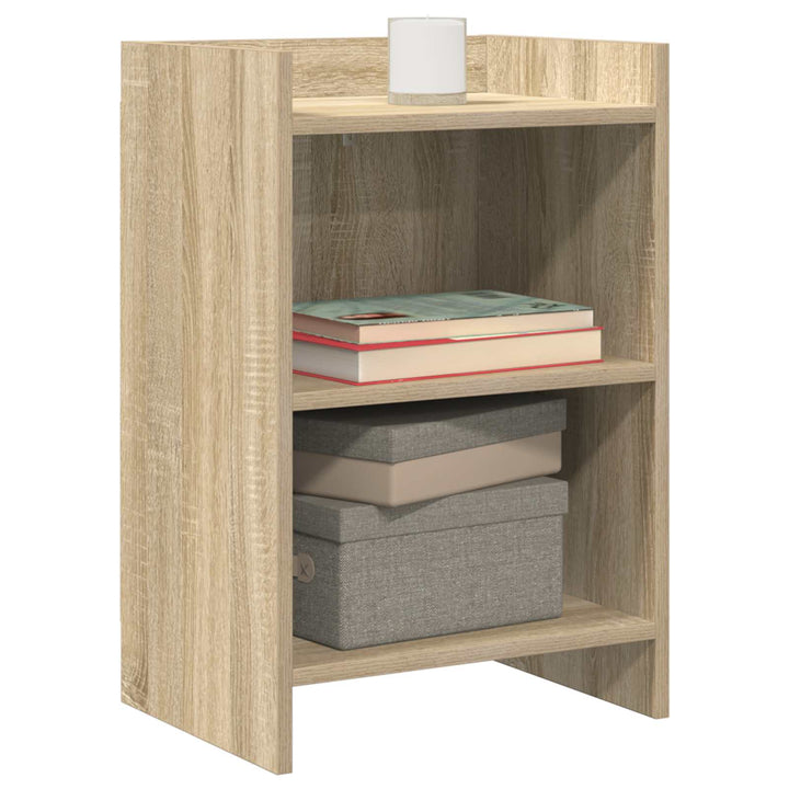 Sengeborde 2 pcs Sonoma-eg 40 x 30 x 60 cm Konstrueret træ