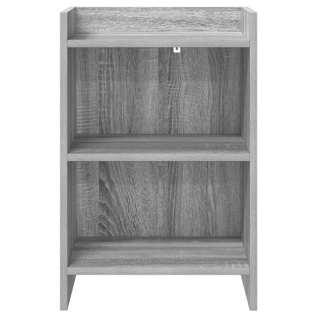 Sengeborde 2 pcs Grå Sonoma 40 x 30 x 60 cm Konstrueret træ