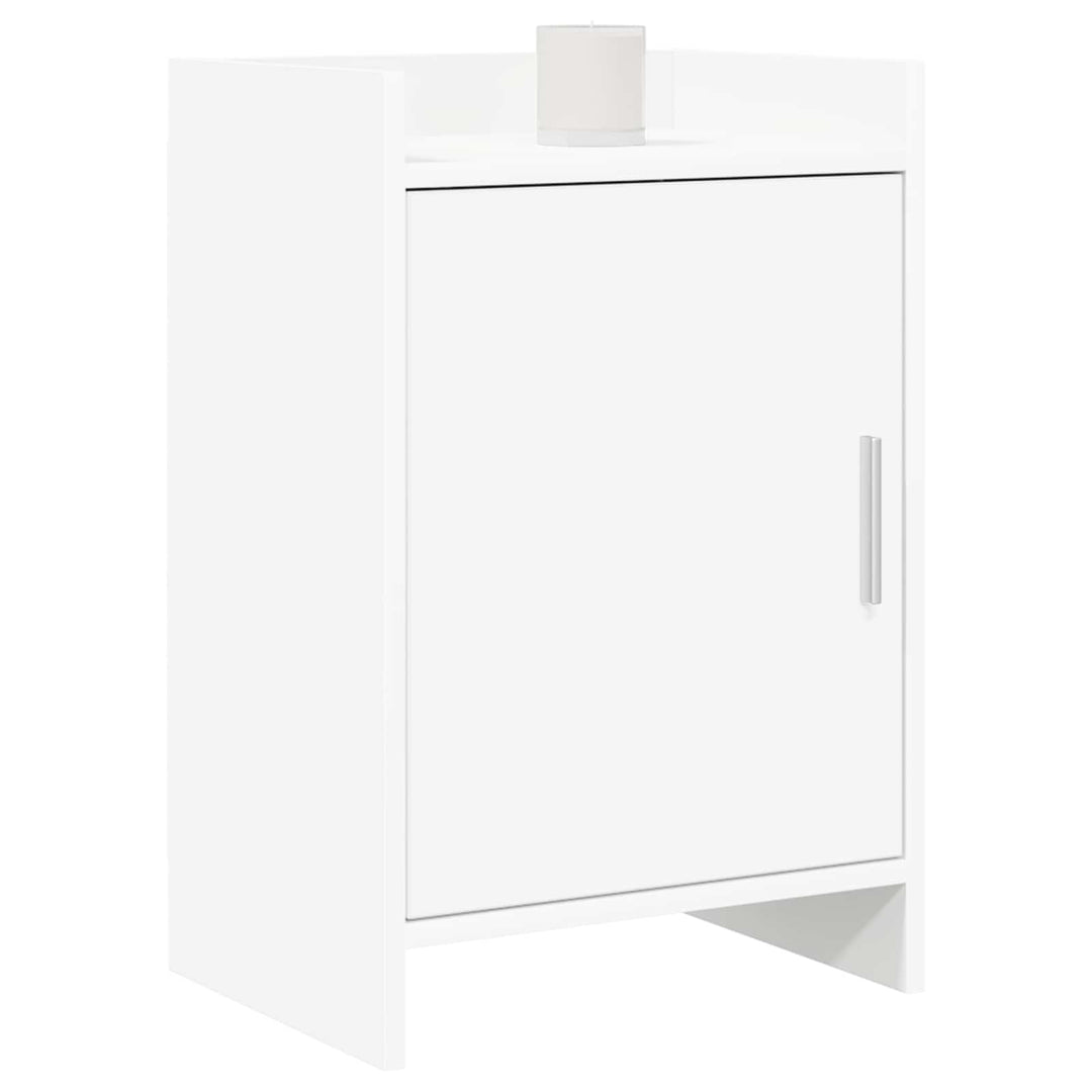 Sengeborde Hvid 40 x 30 x 60 cm Konstrueret træ