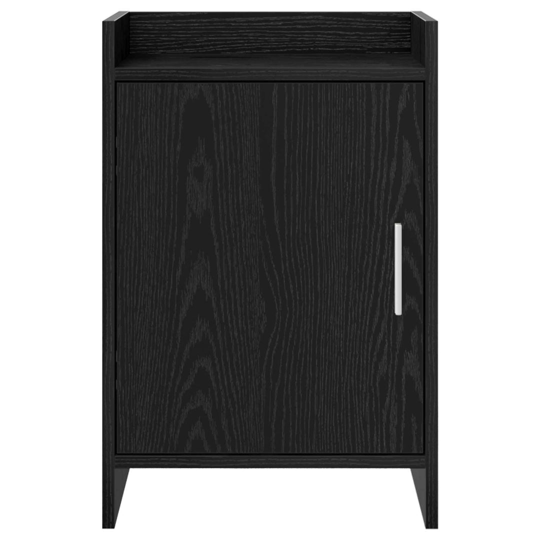 Sengeborde Sort eg 40 x 30 x 60 cm Konstrueret træ