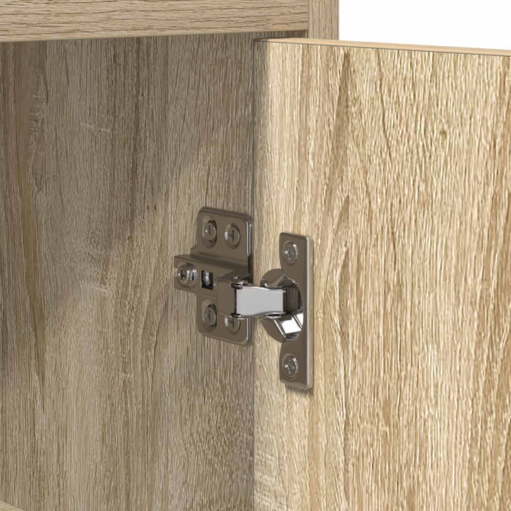 Sengeborde 2 pcs Sonoma-eg 40 x 30 x 60 cm Konstrueret træ