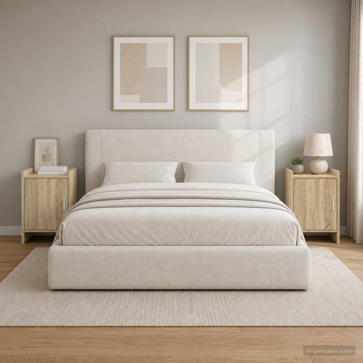 Sengeborde 2 stk. Sonoma-eg 40 x 30 x 60 cm Konstrueret træ