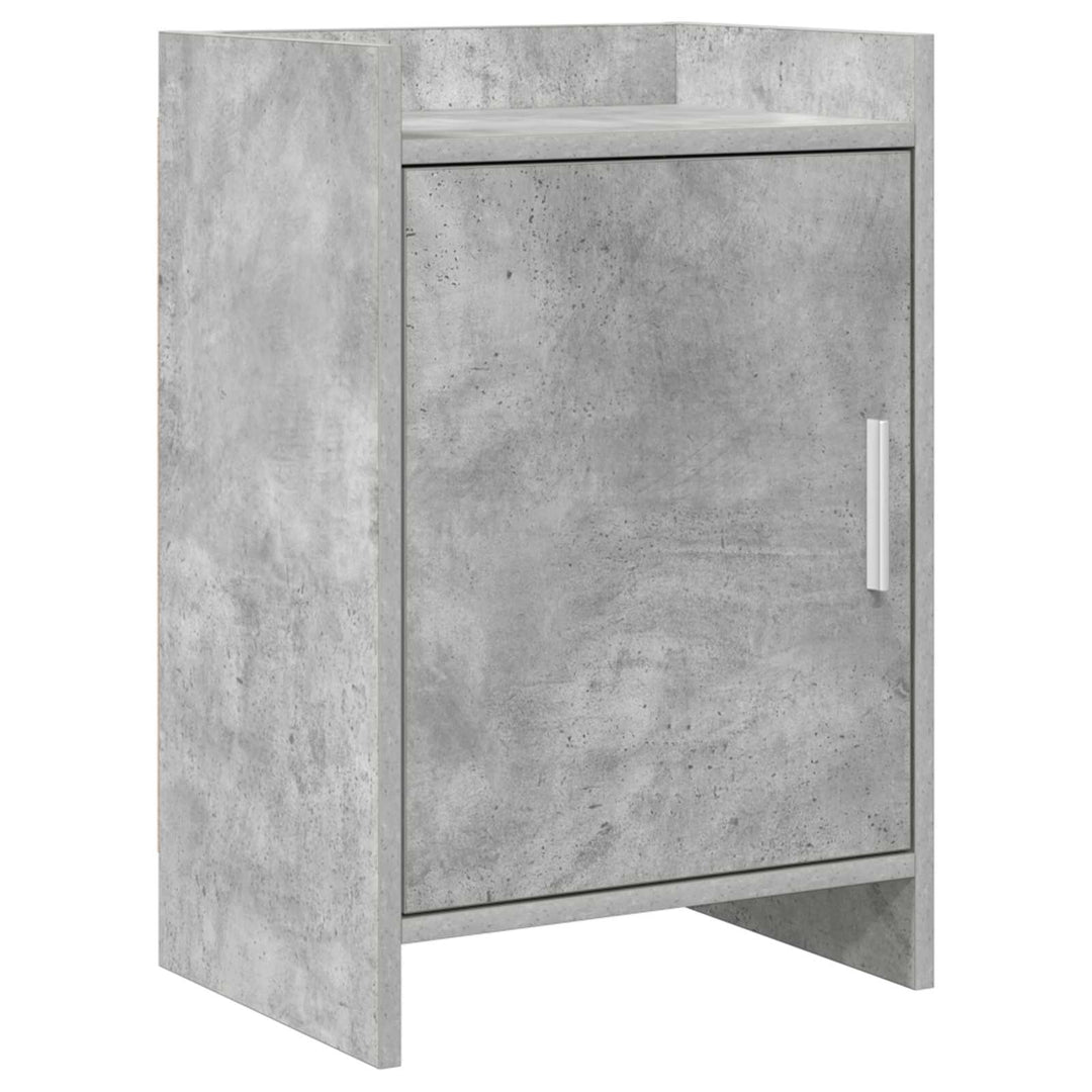 Sengeborde Betongrå 40 x 30 x 60 cm Konstrueret træ